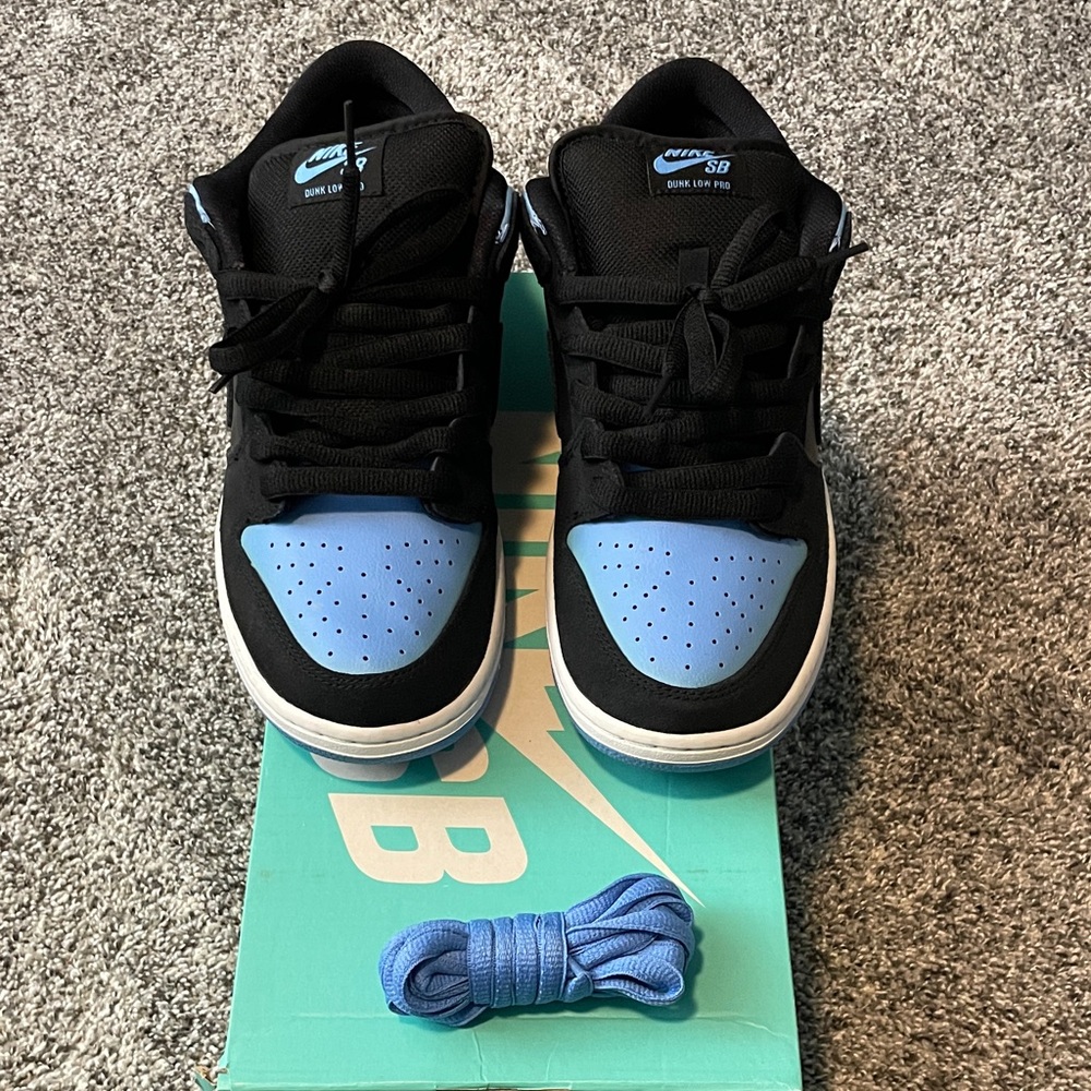 Nike Dunk Low Pro SB Black and Blue Sneakers